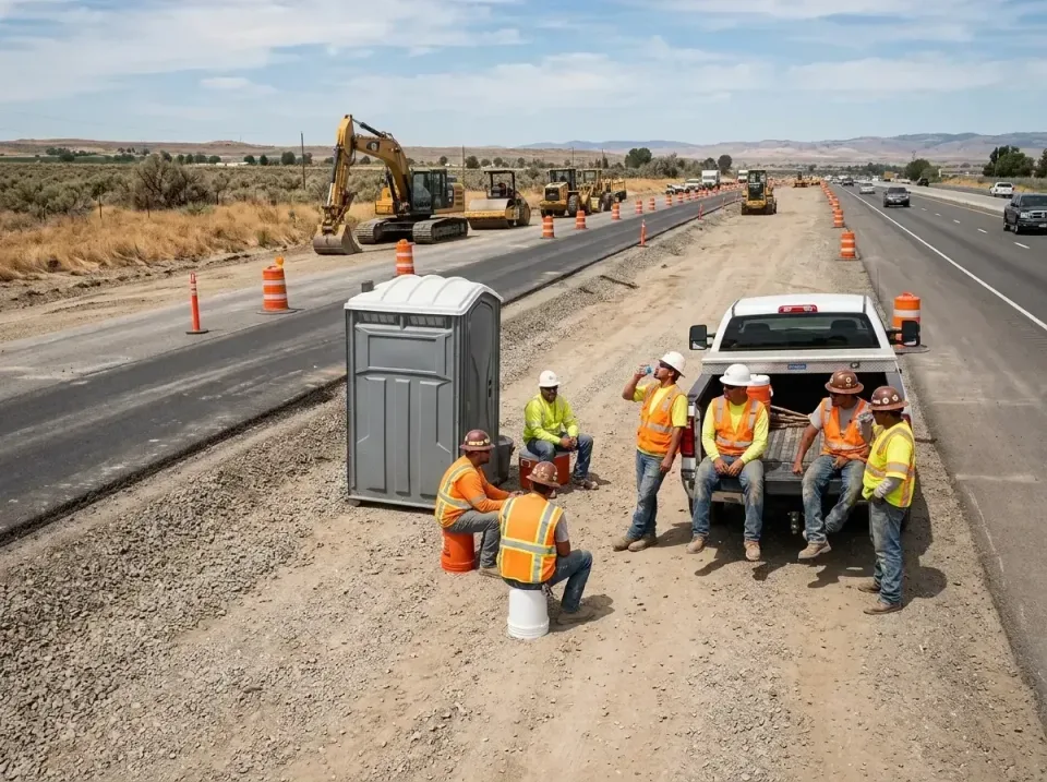 highway-road-construction-crew-007 — frequently asked questions, Porta Potty and Restroom Rentals in Sylvania, GA